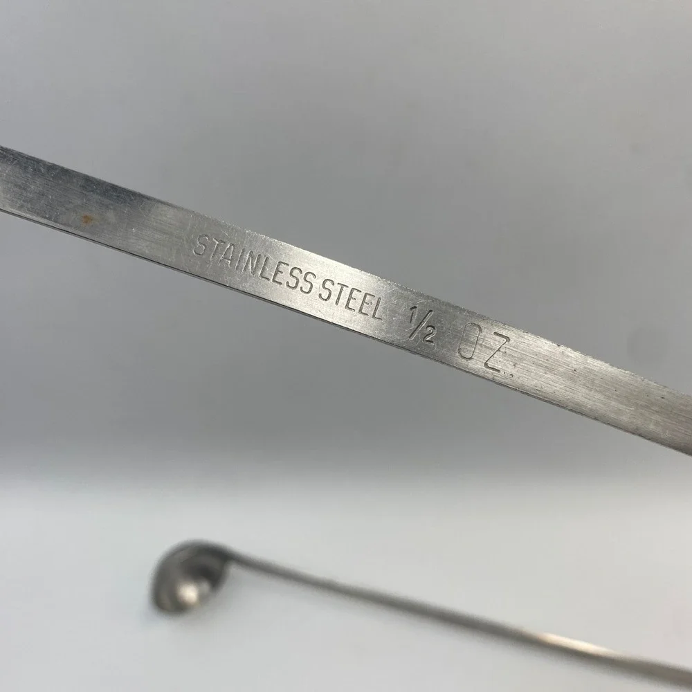 Vollrath 46900 Stainless Steel 1/2 oz Portion Ladles Hooked Handle‎ Set of 2